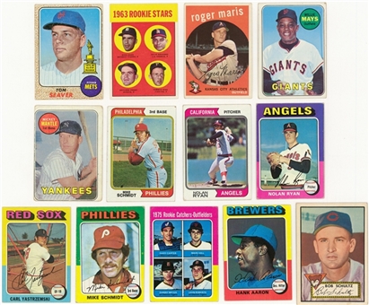 1951-1975 Topps Collection (2,300+) Including Hall of Famers 